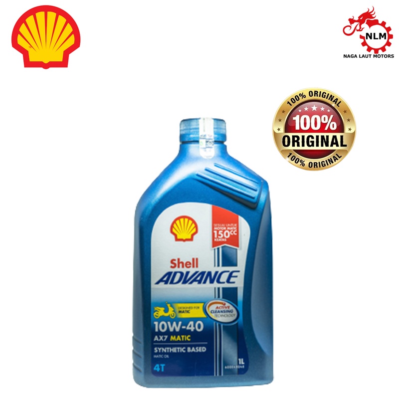 SHELL Oli Advance AX7 Scooter 10W40 1L