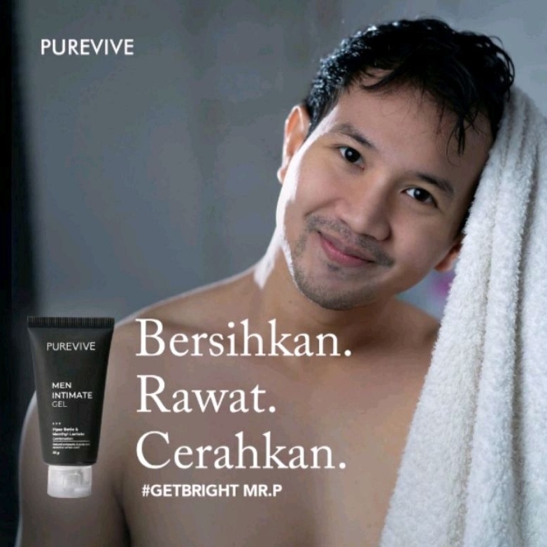 PUREVIVE MEN MR.P INTIMATE GEL LEBIH CERAH KERAS DAN BEBAS GATAL