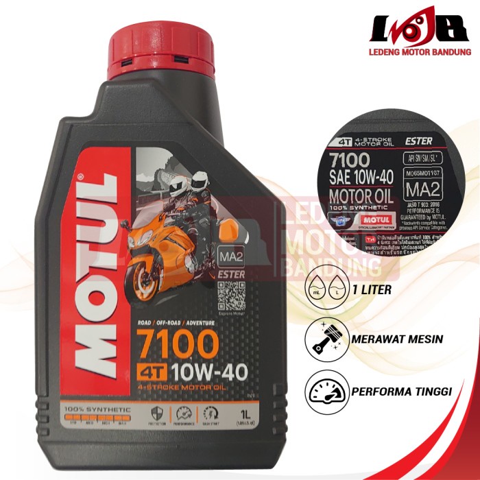 Motul 7100 Synthetic Ester Oli Motor Bebek Sport Vixion CBR150 1 Liter