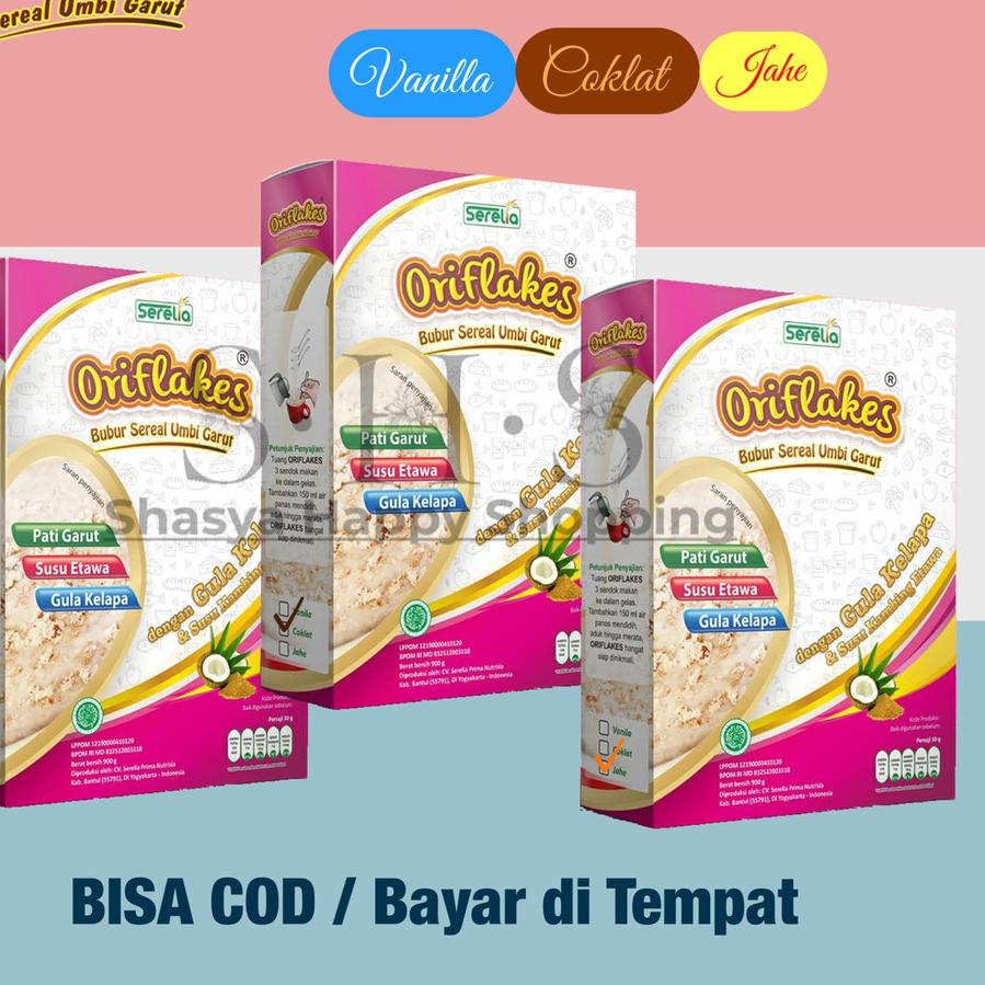 

11.11✔️AGEN Oriflakes Gastro Sereal Umbi Garut Maag Asam Lambung dengan Susu Ettawa 900 Gram ( Bisa COD )|KD5