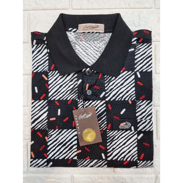 Kaos Berkerah Pria Crocodile Platinum 1747 Crocodile Diamond