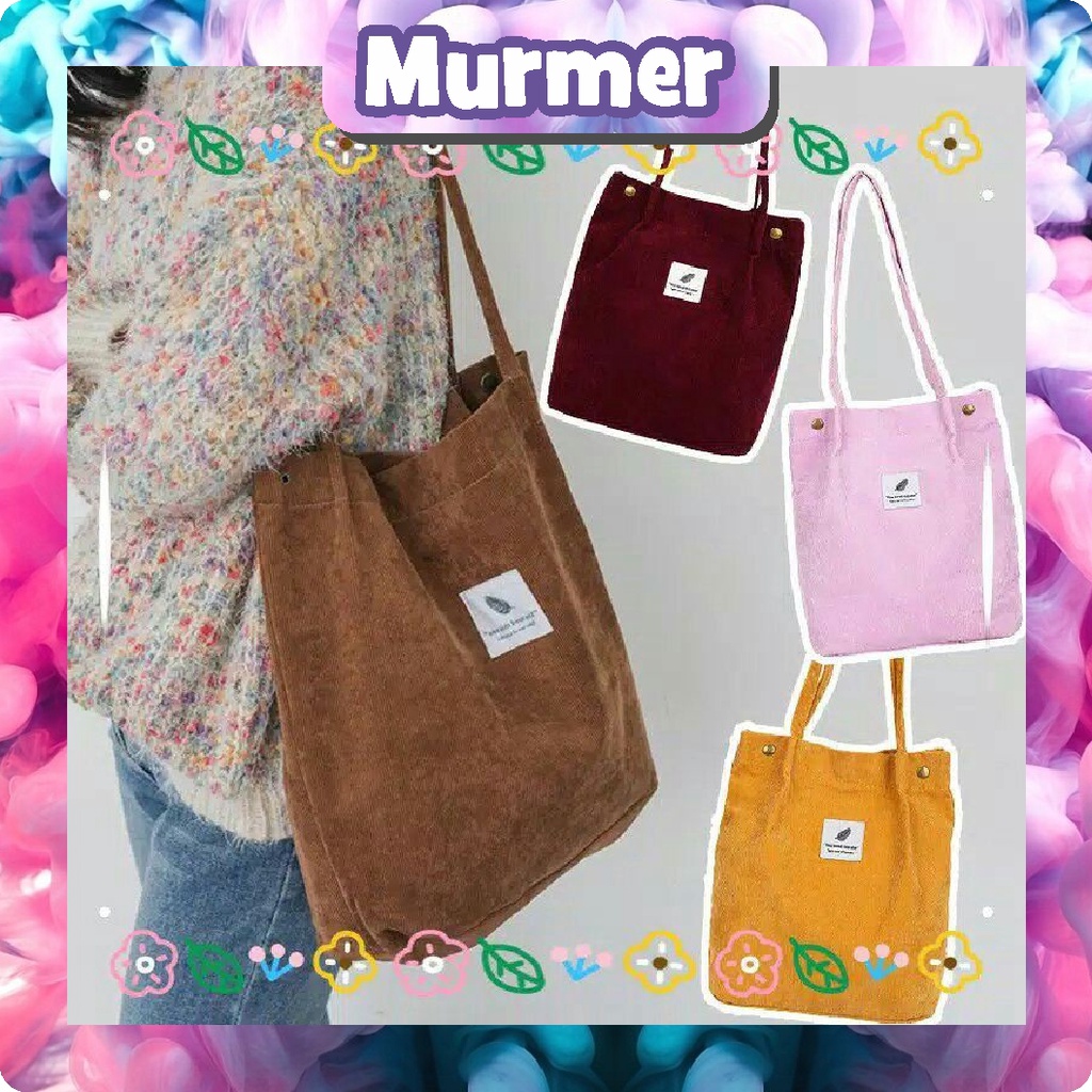 MurmerOfficial TOTE BAG YOU NEED THIS ONE TOTE BAG FASHION WANITA IMPORT TOTE BAG MURAH W056