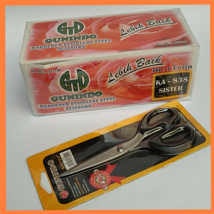 

Aman Gunting Stainless Steel Gunindo Kc 838 Sedang Sale!!!