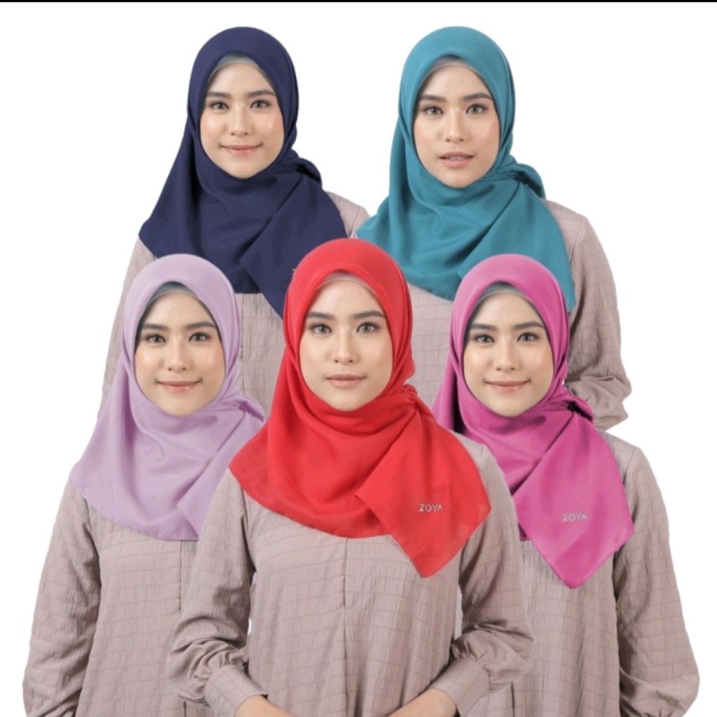 Zoya Orlena Sparkling Kerudung Segiempat Polos