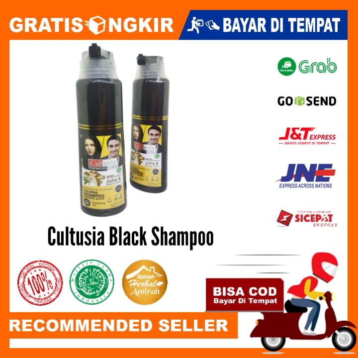 Cultusia Shampoo Original Black Hair 160ml BPOM