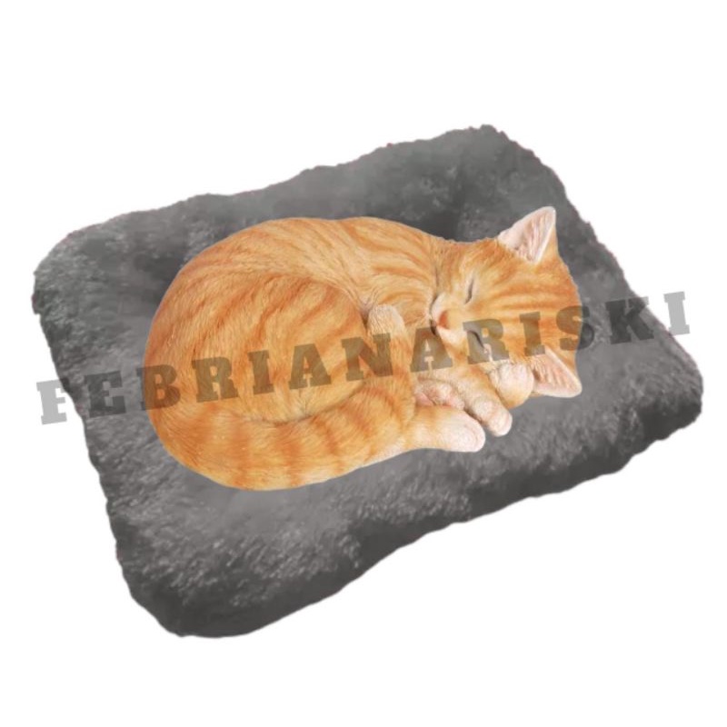 Kasur Kucing Alas Bulu Rasfur / Tempat Tidur Kucing Bahan Rasfur