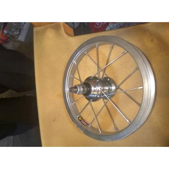 Roda Sepeda 12 Belakang + Gir Belakang