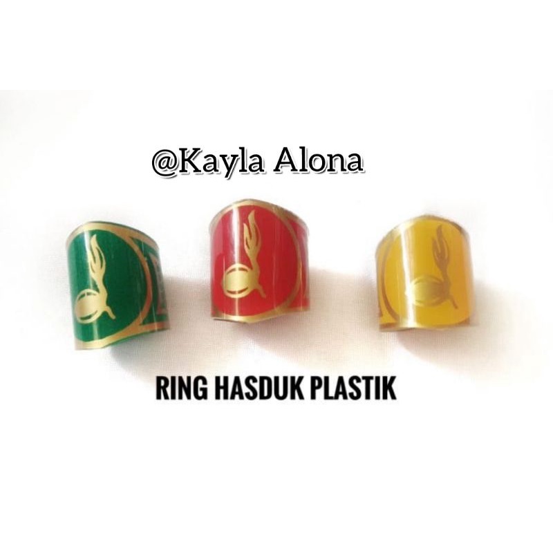 RING HASDUK PRAMUKA Bahan : MIKA PLASTIK
