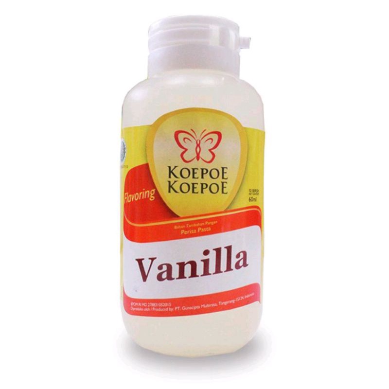 PASTA Vanilla (60ml) KOEPOE KOEPOE Perisa Esen Vanila kupu