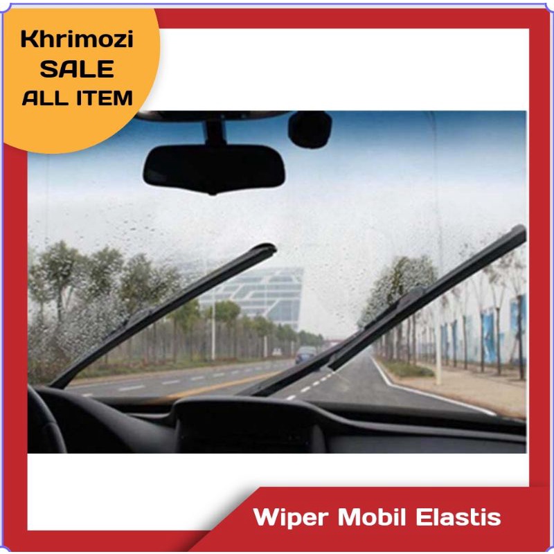 Wiper Kaca Mobil Frameless Blade U Shape