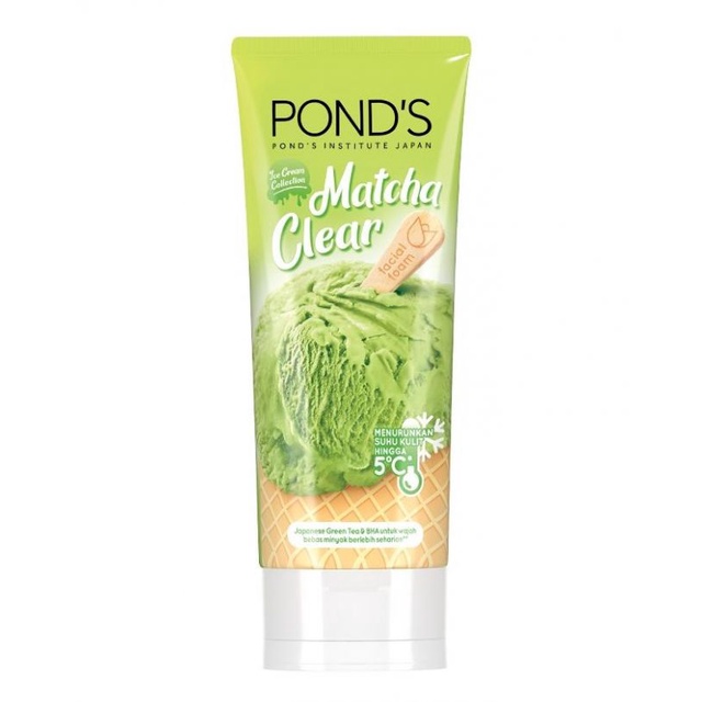 Pond's Matcha Clear Facial Foam 90g