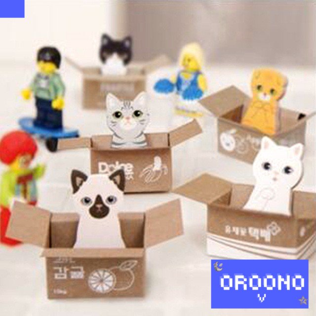 

oroono - Sticky Notes Post It Memopad Journal Sticker Cats