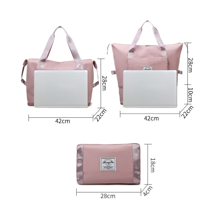 DODORY DDR1446 Tas Fashion travel portabel jarak pendek tas travel tas penyimpanan berkapasitas besar