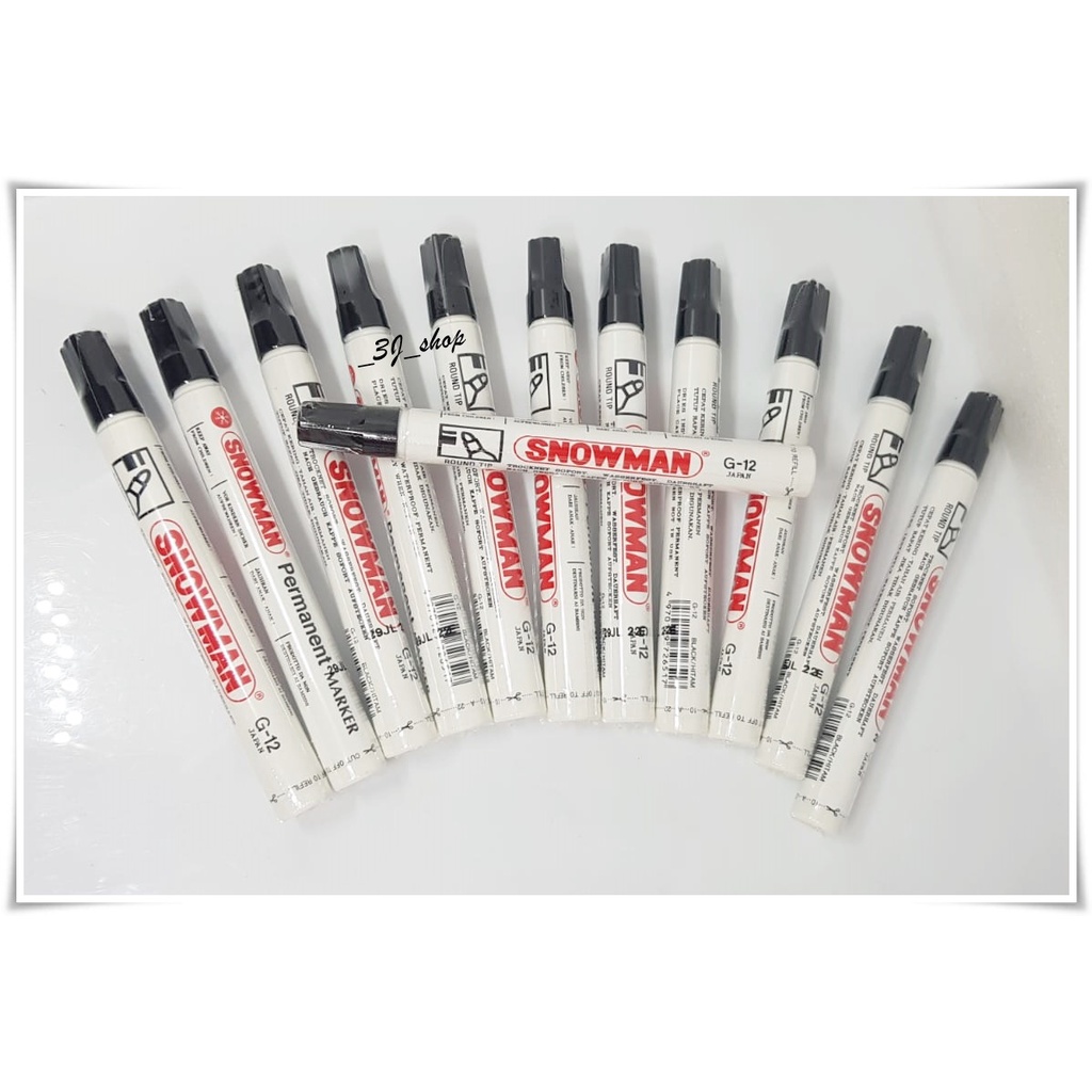 

0308-Spidol Snowman Permanent / Spidol Marker Snowman Permanent / Spidol Permanent Marker Snowman Permanent / MARKER Snowman Permanent