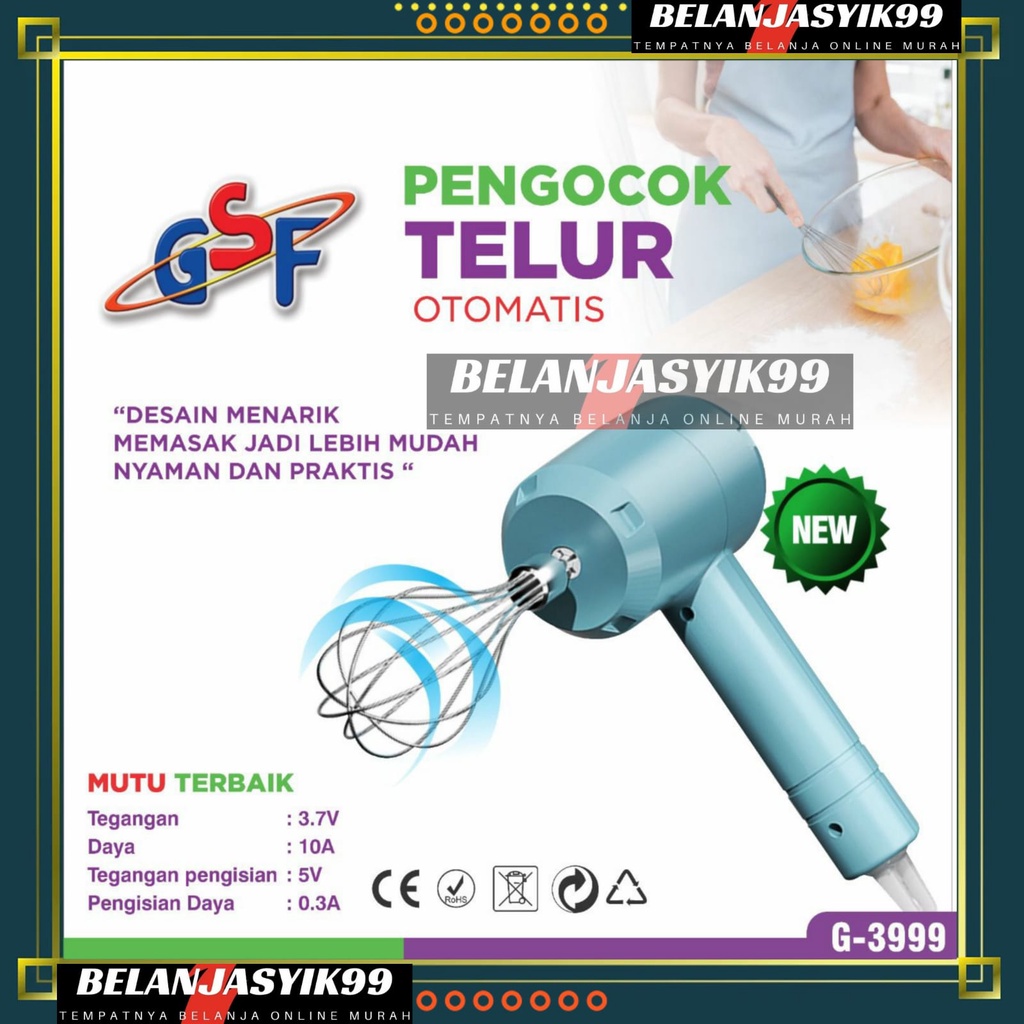 PENGOCOK TELUR GSF G-3999 / PENGOCOK TELUR OTOMATIS GSF G-3999 / PENGOCOK TELUR ELEKTRIK / PENGOCOK TELUR PORTABLE GSF 3999