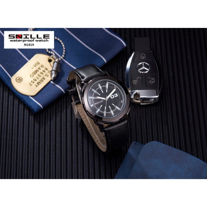 JAM TANGAN PRIA ORIGINAL SNILLE N1019 WATERPROOF WATCH