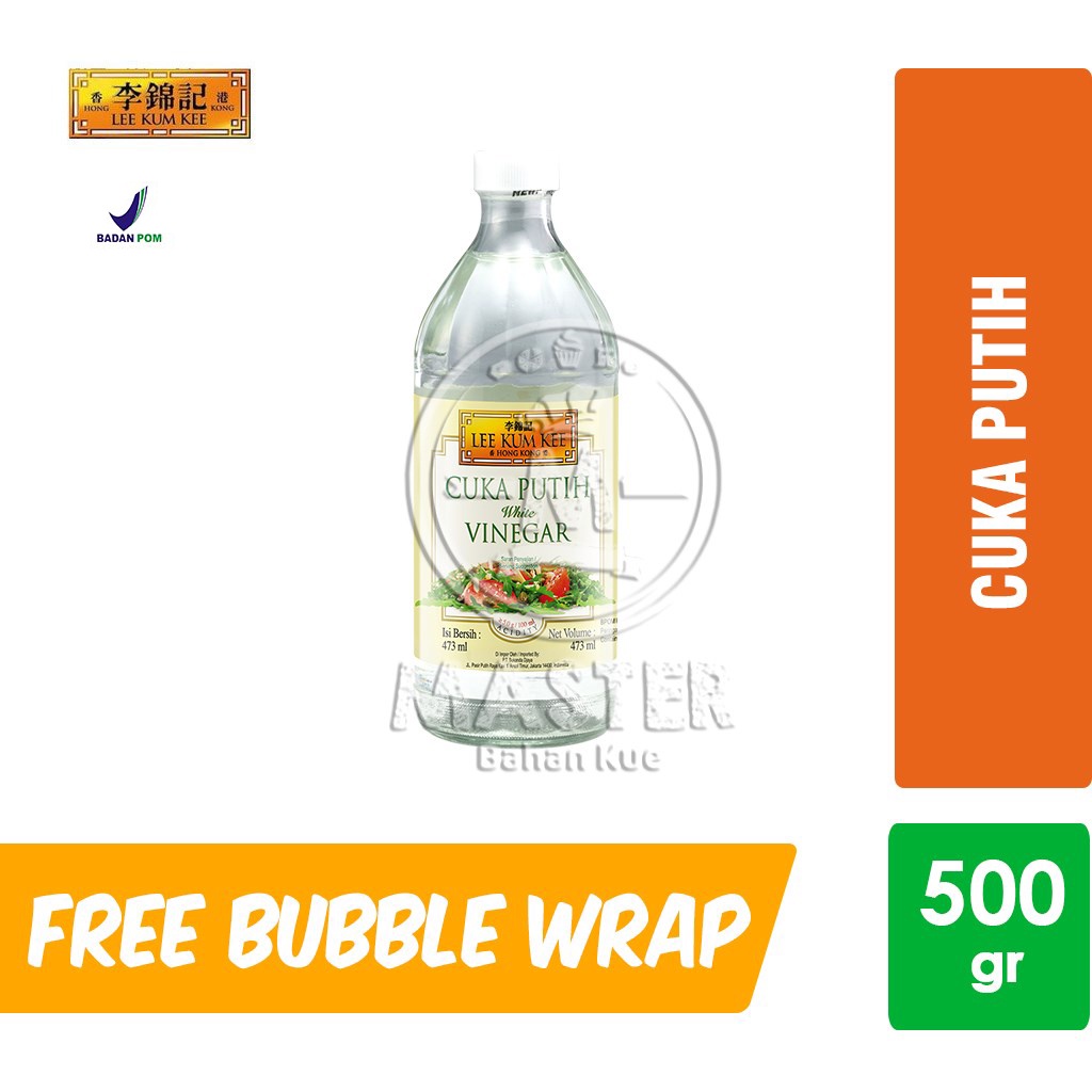 

Lee Kum Kee White Vinegar Cuka Putih [Botol Kaca 473ml]