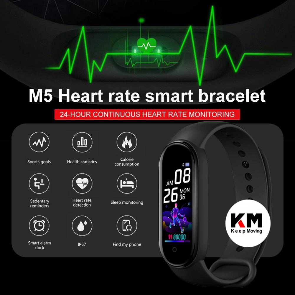 Smart Watch Smart Band M5 Smartwatch Smartband Music Control Custom Watch Face Water Proof