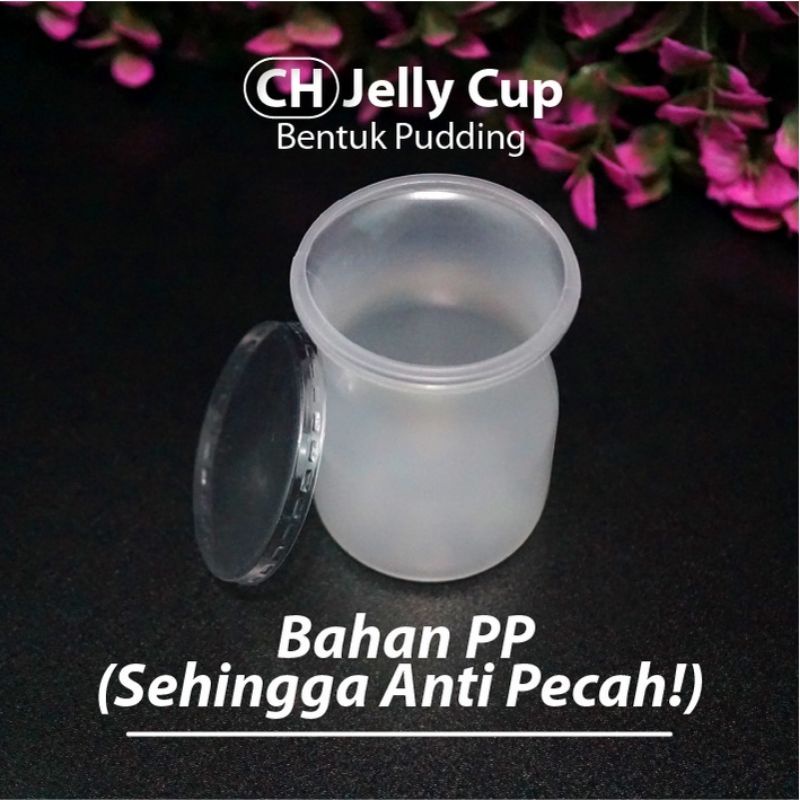 CUP PUDDING / JAR PUDING ISI 10 PCS -  BOTOL