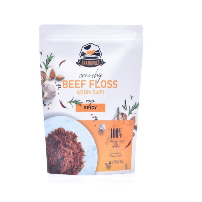

✨Terbaru✨ Grandville Abon Sapi Spicy - Abon Sapi Crunchy Spicy 100 g 