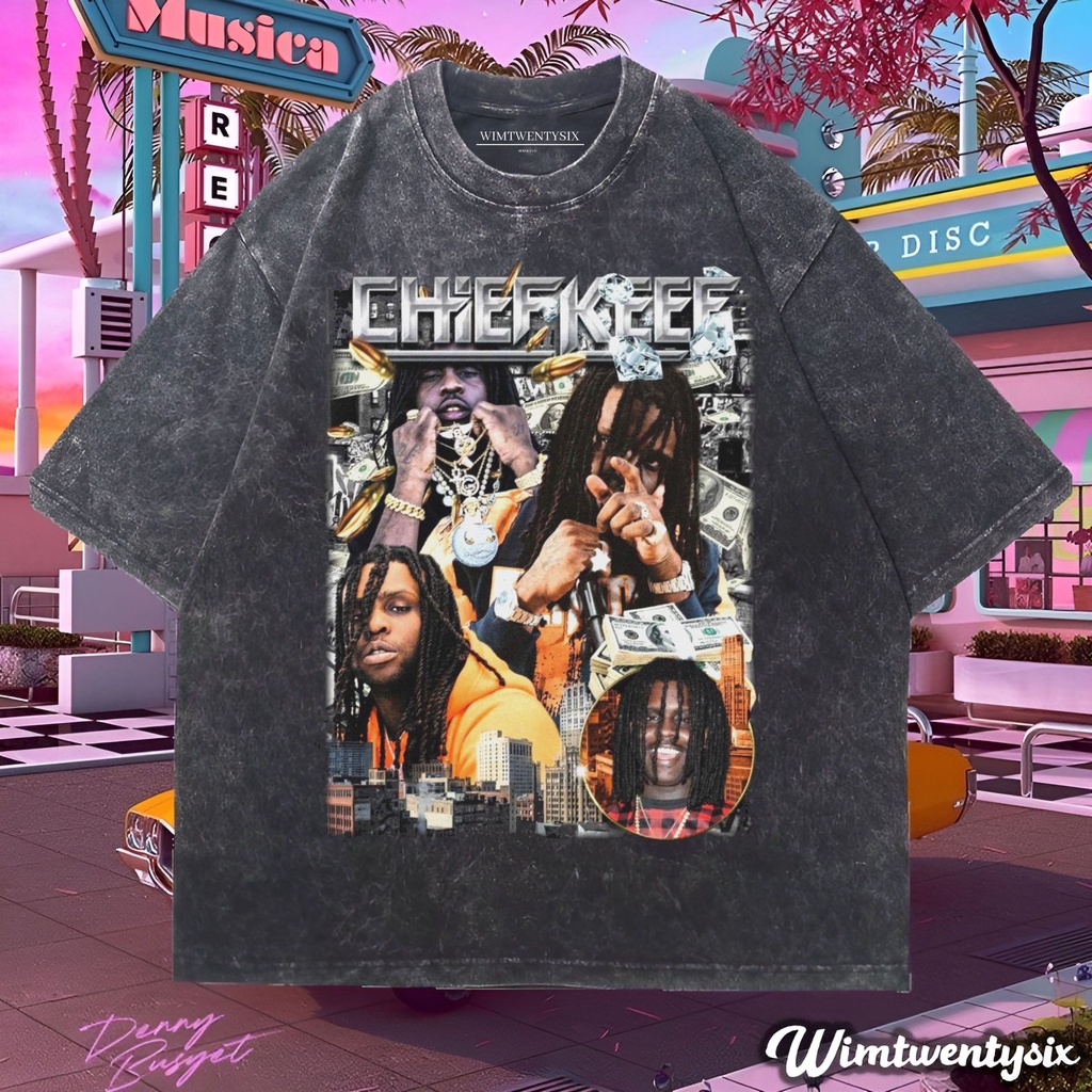 t-shirt oversized | kaos oversize | washing | kaos chief keef vintage style