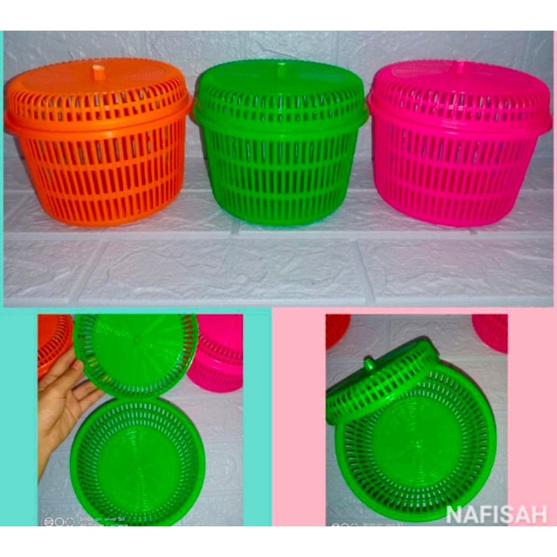 Keranjang bawang tutup / tempat bawang tutup bahan plastik