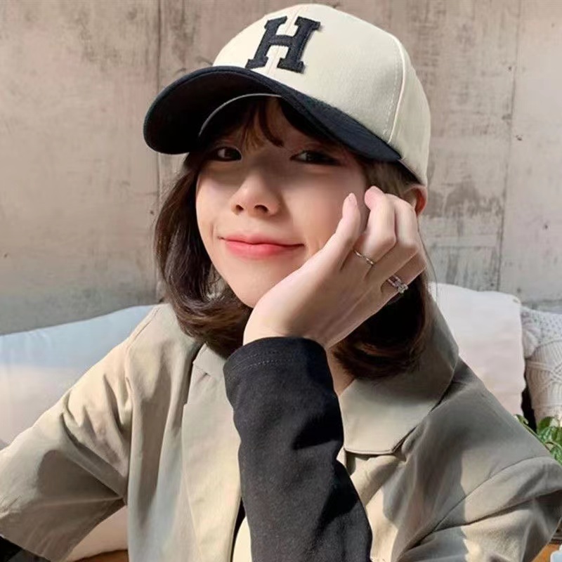 Topi baseball Motif Bordir Gaya Korea Untuk Pria Dan Wanita