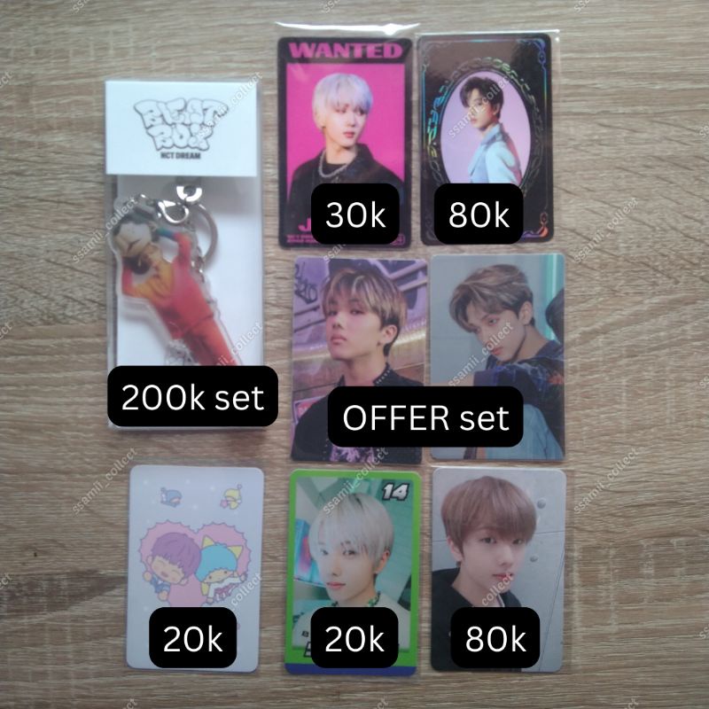 MD & PC Jisung keyring beatbox, lenti glitch, yearbook yb, sticker reload set, tc glimo a, owhat hel