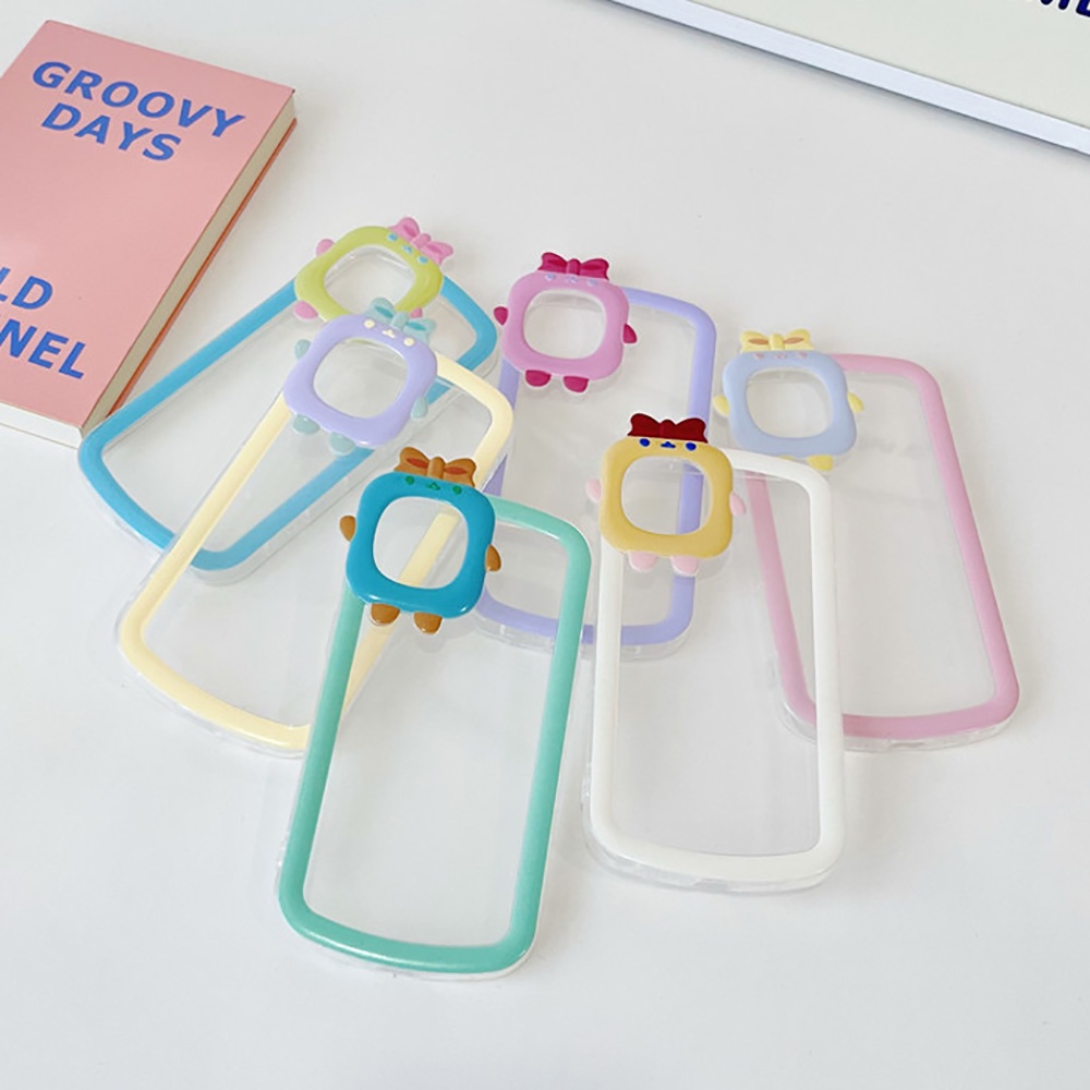 Soft Case Bahan Silikon Desain Macaron Monster Untuk iPhone 11 12 13 14 Pro Max 6s 6 Plus 7 8 Plus XR X XS Max SE 2020 2022 14 Plus