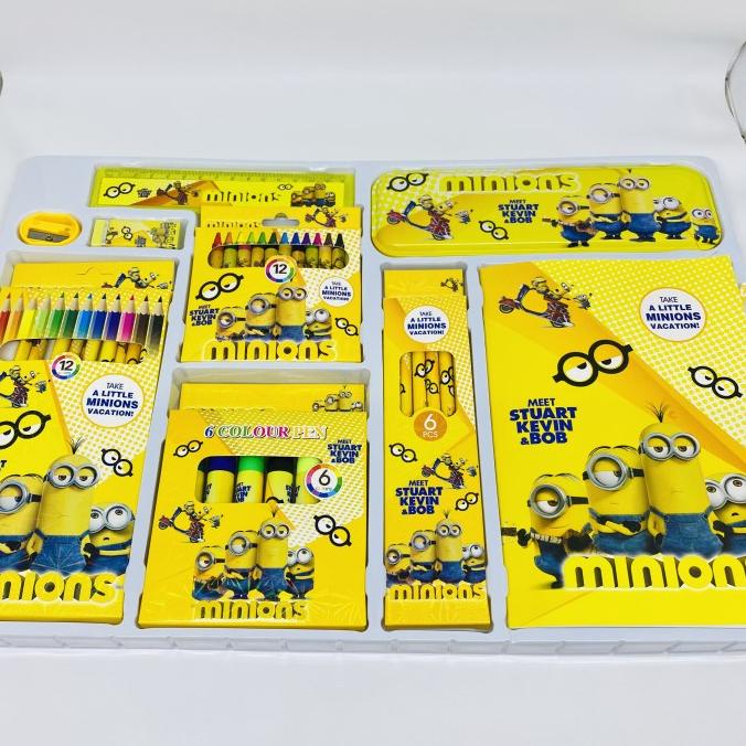 

Stationary set xl peralatan tulis gambar anak lengkap minion minions