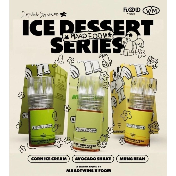 SALTNIC ICE DESSERT SERIES  30ML 30MG LIQUID ICE DESSERT SERIES LIQUID