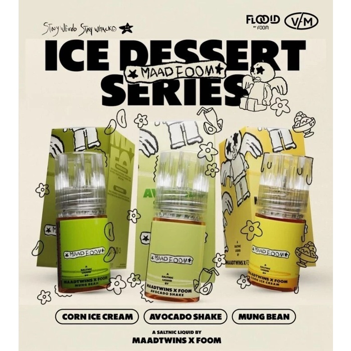 SALTNIC ICE DESSERT SERIES  30ML 30MG LIQUID ICE DESSERT SERIES LIQUID