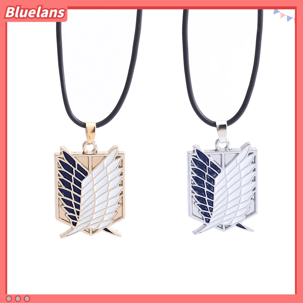 Bluelans Necklace Funny Creative Attack On Titan Anime Cosplay Necklace for Women