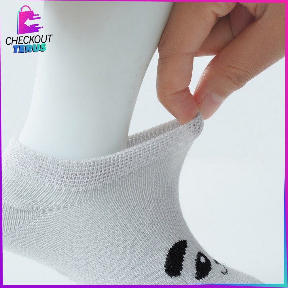 CT P50 Kaos Kaki Pendek Anak Bayi Karakter Hewan Bahan Katun Lembut Model Korea Import Cute Baby Sock