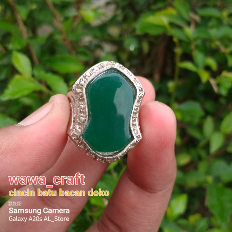 CINCIN BATU BACAN DOKO-CINCIN MODEL TEROMPAH NABI-CINCIN PRIA KEREN-CINCIN BATU PERMATA