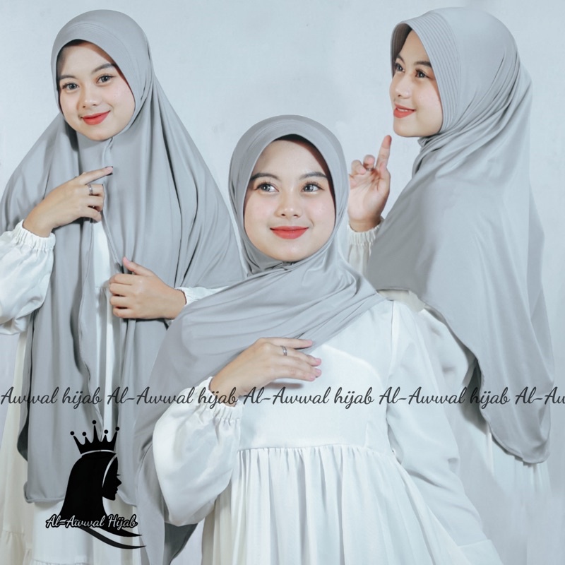 (PASHMINA PAD INSTAN OVAL) PASHMINA INSTAN OVALJERSEY TEBAL PREMIUM / PASHMINA OVAL INNER CERUTY MAL