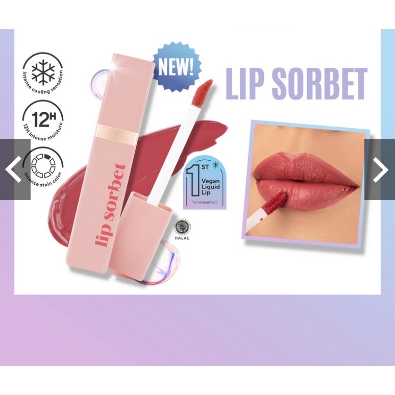 INSTAPERFECT Litesplash Lip Sorbet ❤ jselectiv ❤ Lip Tint INSTAPERFECT by WARDAH - ORI✔️HALAL✔️BPOM✔️COD✔️