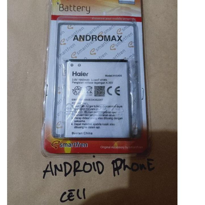Stock baru--BATERAI BATRE BATTREY SMARTFREN A16C3H A26C4H ANDROMAX A ORIGINAL OEM - H15408