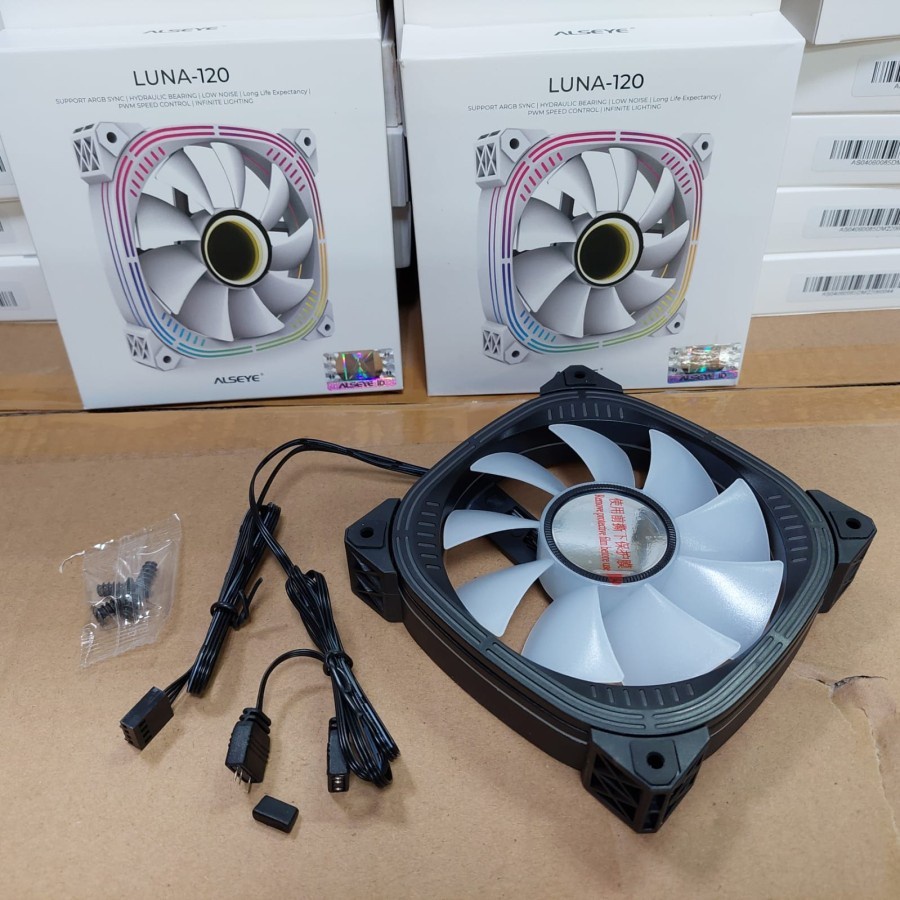 Fan Casing 12cm Alseye Luna-120 ARGB PWM SYNC