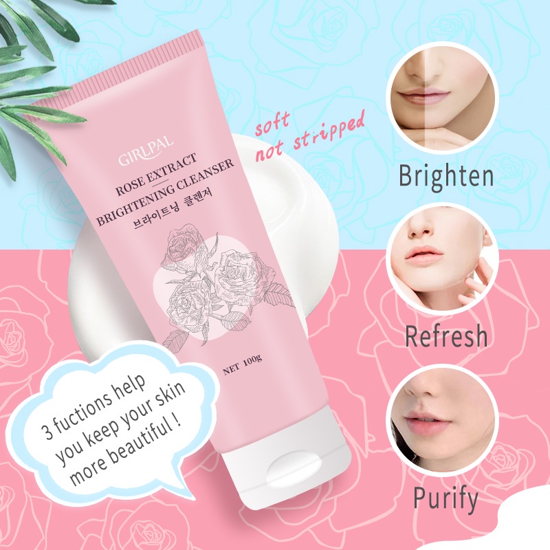 (READY) GIRLPAL Rose Extract Brightening Body Lotion /Serum/Cleanser/Cream BPOM