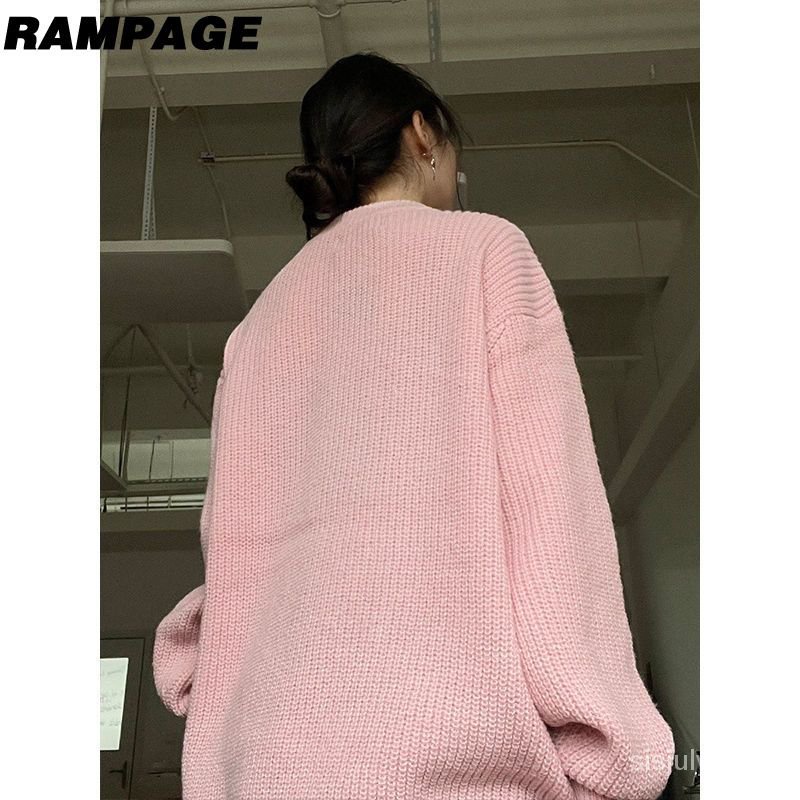 #Sisjuly# Jumper cinta vintage merah muda wanita jumper desain khusus wanita rasa pakaian rajut yang