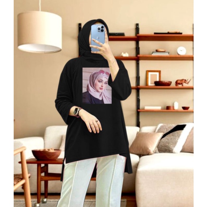 tunik hijab oversize XXL bahan BEBYTERRY