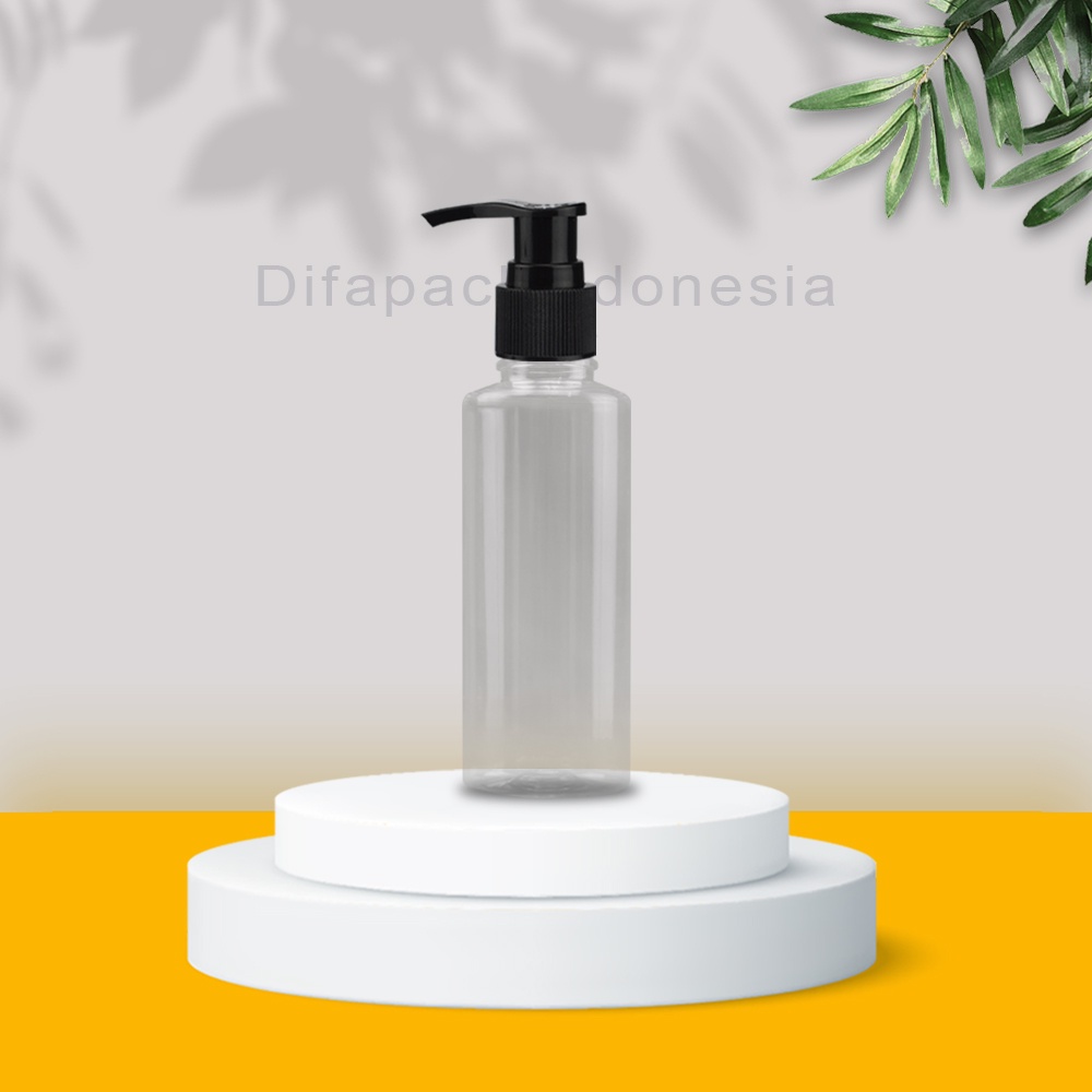 BOTOL.RF 100ml pump lotion hitam body natural