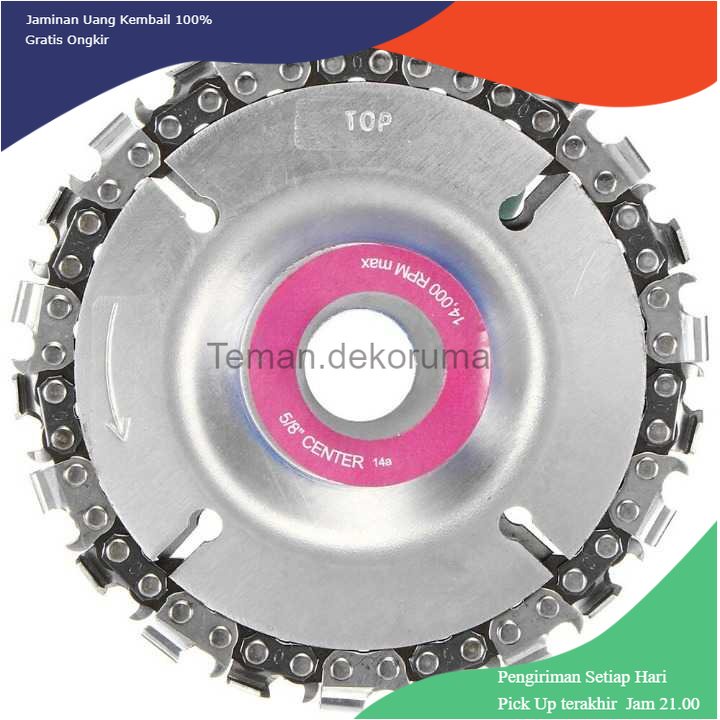 TD - PKK Famirosa Kepala Gergaji Woodworking Grinder Disc 4 inch 22 Tooth F322