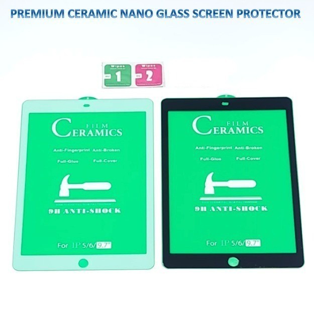 Tempred Glass Nano Anti Shock Ceramic Clear iPad Mini Air Pro 11 12.9 2 4 7 8 10.2&quot; inch