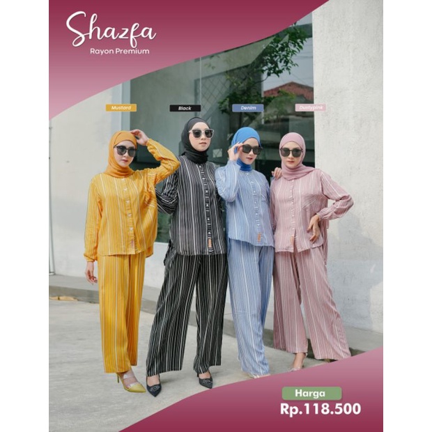 SHAZFA ONE SET BY GHINA FASHION