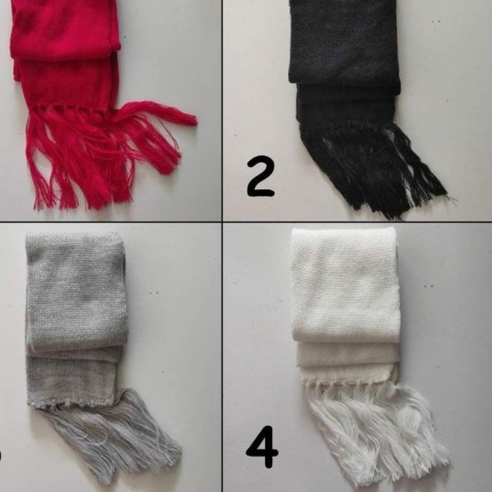 Xpress Syal Sal Scarf Rajut Leher Aksesoris Fashion Pria Wanita Murah Keren Traveling Komonitas