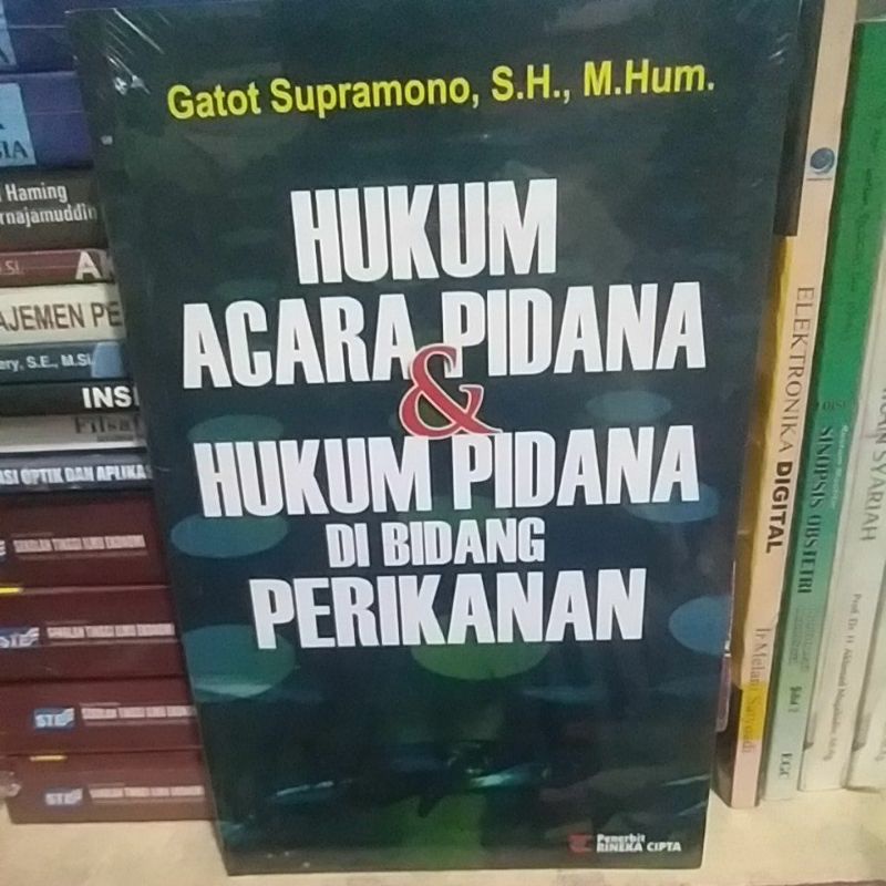 hukum acara pidana & hukum pidana di bidang perikanan