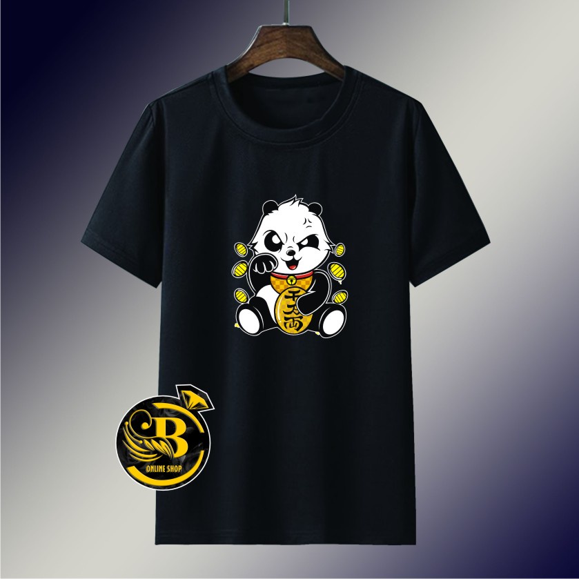 PROMO kaos PANDA HOKI dewasa pria/wanita size M L XL XXL baju dewasa baju simple  gambar/ sablon digital/KAOS TERMURAH/KAOS KEKINIAN/KAOS OBLONG/KAOS DISTRO/KAOS LOGO/KAOS SABLON DIGITAL/KAOS MURAH/KAOS LUCU/KAOS TERBARU/KAOS LENGAN PENDEK/KAOS KEREN