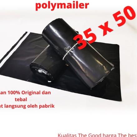 

Terjangkau ! TERPlastik Polymailer plastik packing ukuran 35 x 50 ナ